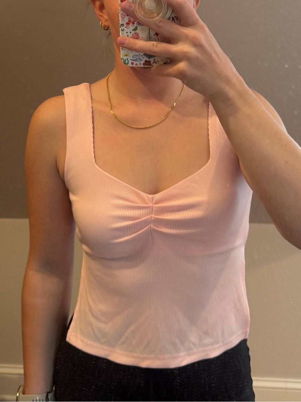 Light Pink Tank Top Size Small